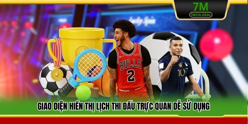 Lịch Thi Đấu 7M - Cập Nhật Nhanh Chóng Và Chính Xác 1 Giao diện hiển thị lịch thi đấu trực quan dễ sử dụng